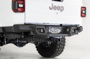 Jeep Gladiator Bumper - Rear - Addictive Desert Designs - Stealth Fighter - Hammer Black - 2020+