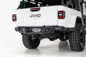 Jeep Gladiator Bumper - Rear - Addictive Desert Designs - Stealth Fighter - Hammer Black - 2020+