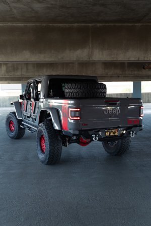 Jeep Gladiator Rear Bumper - DV8 Offroad - FS-15 Series - Black - `20-`23