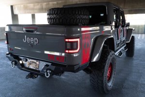 Jeep Gladiator Rear Bumper - DV8 Offroad - FS-15 Series - Black - `20-`23