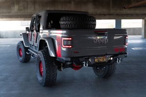 Jeep Gladiator Rear Bumper - DV8 Offroad - FS-15 Series - Black - `20-`23
