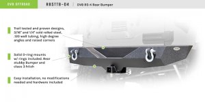 Jeep Wrangler JK - DVE Rear Bumpers