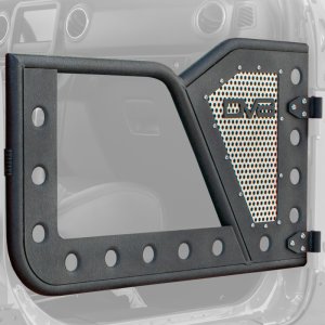 Jeep Wrangler JL Rock Doors - Rear - DV8 Offroad - Perforated Aluminum Mesh