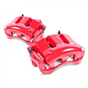 Jeep Wrangler JK Calipers - Front - PowerStop - Floating - Red - `07-`18