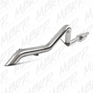 Jeep Wrangler JK Catback Exhaust - Rear - MBRP - Armor Plus - 3.8L V6 - `07-`09
