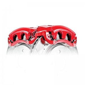 Jeep Renegade Brake Calipers (2) - Front Pair - Red