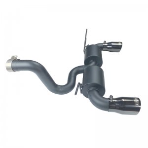 Jeep Wrangler JL Axle-Back Exhaust System - Injen - Twin Muffler - Black - L4-2.0L Turbo / V6-3.6L - `18-`21