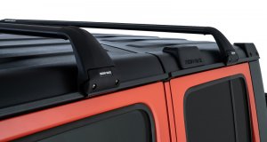 Jeep Wrangler JL Vortex SG Roof Rack - Rhino-Rack - 2 Bar - Black - `07-`22