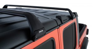 Jeep Wrangler JL Vortex SG Roof Rack - Rhino-Rack - 2 Bar - Black - `07-`22