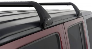 Jeep Wrangler JL Vortex SG Roof Rack - Rhino-Rack - 2 Bar - Black - `07-`22