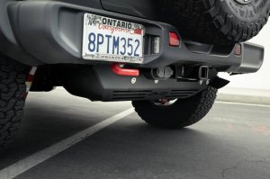 Jeep Wrangler JL Skid Plate - Rear - DV8 Offroad - DEF/EXT - 3.0L Diesel - `20-`22