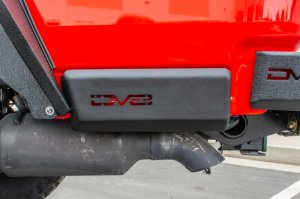 Jeep Gladiator Rock Sliders - Bedside - DV8 Offroad - SRGL-01 - Sand black powder coat - 2019+