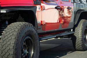 Jeep Gladiator Rock Skins - DV8 Offroad - Rocker Panel Guard - Black - `20-`23