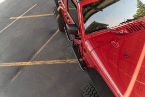 Jeep Wrangler JK Side Steps - DV8 Offroad - OE Plus - Black - `07-`18