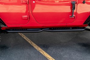 Jeep Wrangler JK Side Steps - DV8 Offroad - OE Plus - Black - `07-`18