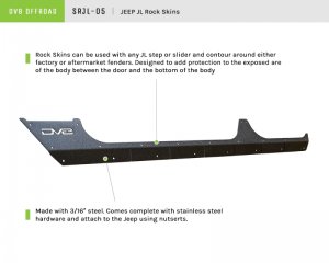 Jeep Wrangler JL - DVE Rock Skins
