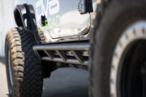 Jeep Wrangler JL Rock Sliders - DV8 Offroad - FS-15 Series - Black - `18-`23