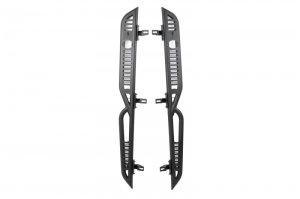 Jeep Wrangler JL Hinge Mounted Steps - DV8 Offroad - OE Plus - black - `18-`23