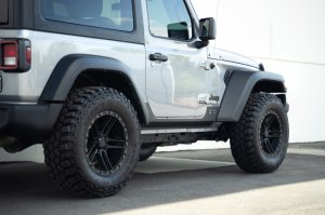 Jeep Wrangler JL Rock Skins - DV8 Offroad - Black - `18-`23