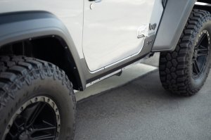 Jeep Wrangler JL Rock Skins - DV8 Offroad - Black - `18-`23