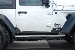 Jeep Wrangler JL Rock Skins - DV8 Offroad - Black - `18-`23