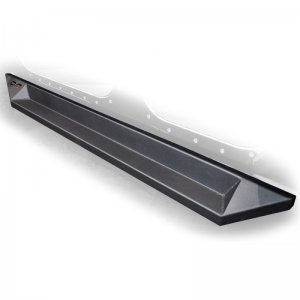 Jeep Wrangler JK Rock Slider Steps - DV8 Offroad - Plated Steel - Matte Black - `07-`18