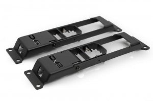 Jeep Gladiator Hinge Mounted Step - DV8 Offroad - Micro-texture Powder Coat - Black - `07-`23