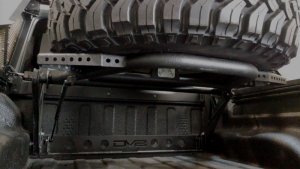 Jeep Gladiator Tire Carrier - In-Bed - DV8 Offroad - Adjustable - `19-`0