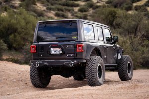 Jeep Wrangler JL Spare Tire Delete Kit - DV8 Offroad - With Light Mounts - `18-`22