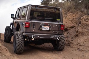 Jeep Wrangler JL Spare Tire Delete Kit - DV8 Offroad - With Light Mounts - `18-`22