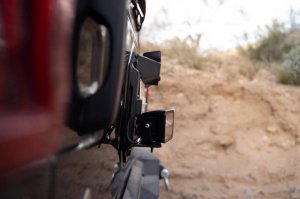 Jeep Wrangler JL Spare Tire Delete Kit - DV8 Offroad - With Light Mounts - `18-`22