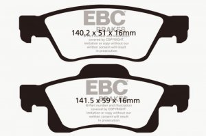 Jeep Grand Cherokee - EBC Ultimax2 Brake Pad Sets