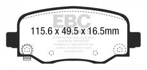 Jeep Cherokee - EBC Ultimax2 Brake Pad Sets