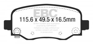 Jeep Cherokee - EBC Ultimax2 Brake Pad Sets