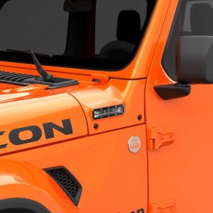 Jeep Wrangler JL LED Side Lights - EGR - VSL - Punk Orange - `18-`24