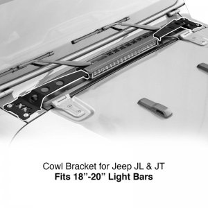 Jeep Gladiator Mounting Brackets - Cowl - XKGLOW - Light Bar Bracket - `18-`20