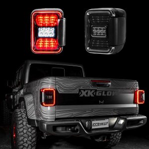 Jeep Gladiator LED Taillight - Rear - XKGLOW - Smoked