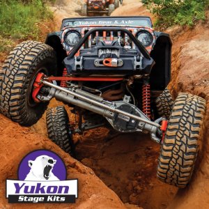 Jeep Wrangler JK Spider Gear Kits - Front + Rear - Yukon Gear & Axle - Stage 2 Re-Gear Kit - `07-`17