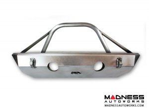 Jeep Wrangler JK Front Mid Width Bumper w/ Shackle Tabs + Fog Light by ATP