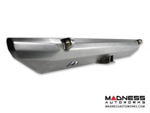 Jeep Wrangler JK Rear Skinny Bumper w/ Tabs + Hitch by ATP