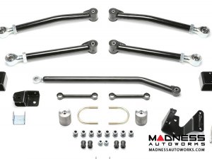 Jeep Wrangler 5" Long Travel Trail System w/ Stealth Shocks by FABTECH - 2 Door JK (Short Arm)