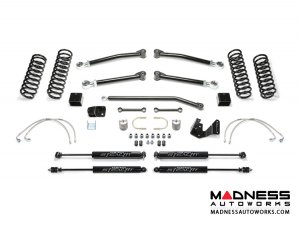 Jeep Wrangler 5" Long Travel Trail System w/ Stealth Shocks by FABTECH - 2 Door JK (Short Arm)