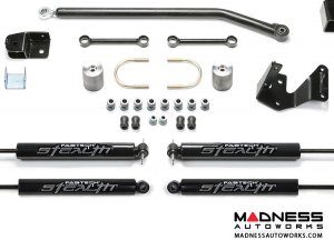 Jeep Wrangler 5" Long Travel Trail System w/ Stealth Shocks by FABTECH - 2 Door JK (Short Arm)