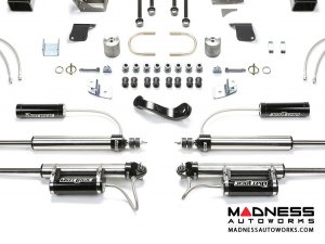 Jeep Wrangler 3" Long Travel Trail System w/ 2.25 Resi Dirt Logic Shocks by FABTECH - 4 Door JK (Short Arm)