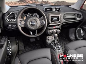 Jeep Renegade Speaker Trim Kit - Checkered Pattern