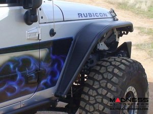 Jeep Wrangler JK Overline Hi-Clearance Quick-Release Front Flare - Standard Edition - Pair 