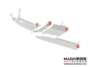 Jeep Wrangler JK Undercloak Integrated Armor System - 2Door
