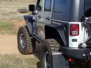Jeep Wrangler JK Overline Rear Flare Mounting Exoskin - Pair - 4 Door 