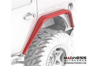 Jeep Wrangler JK Overline Hi-Clearance Dovetailed &amp; Removable Rear Flare - Narrow Edition - Pair - 4 Door