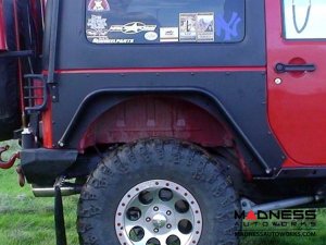 Jeep Wrangler JK Overline Hi-Clearance Dovetailed &amp; Removable Rear Flare - Standard Edition - Pair - 4 Door